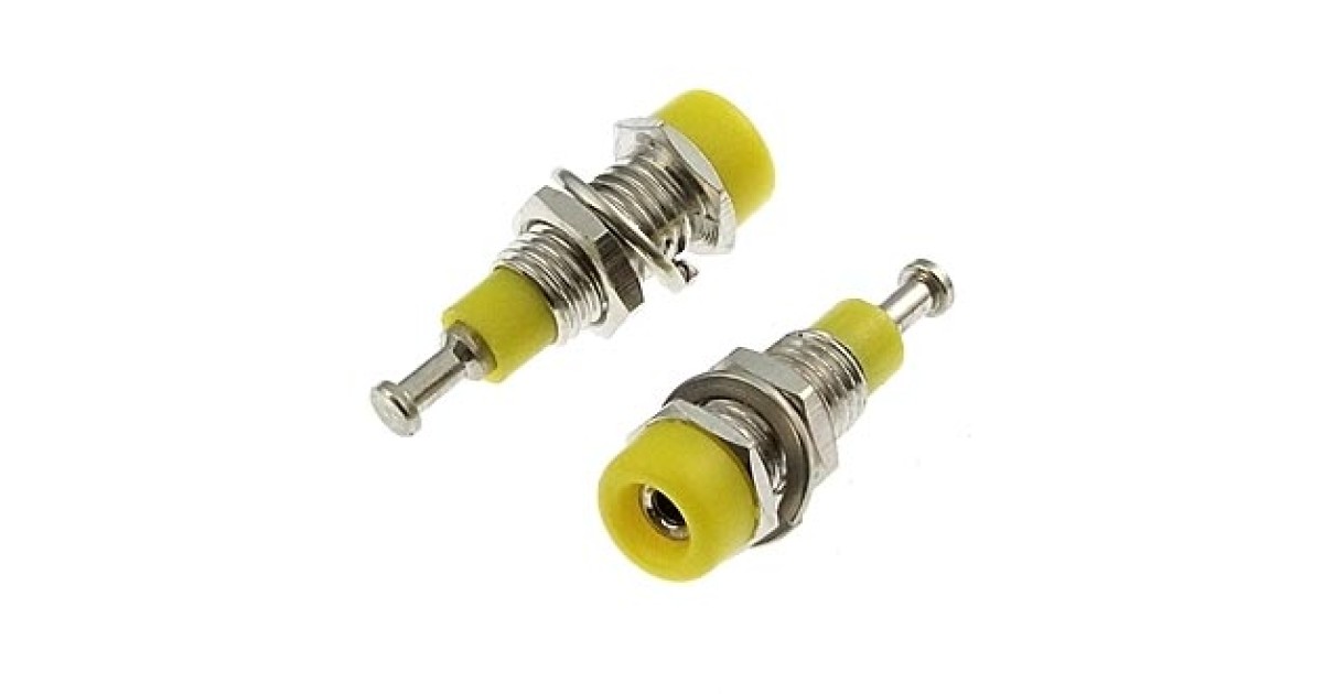 Купить Z008 2MM PANEL JACK YELLOW RUICHI оптом в Москве