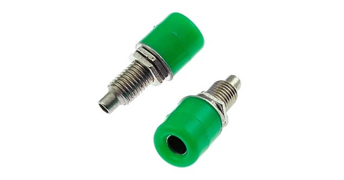 Купить Z011 4MM PANEL JACK GREEN RUICHI оптом в Москве