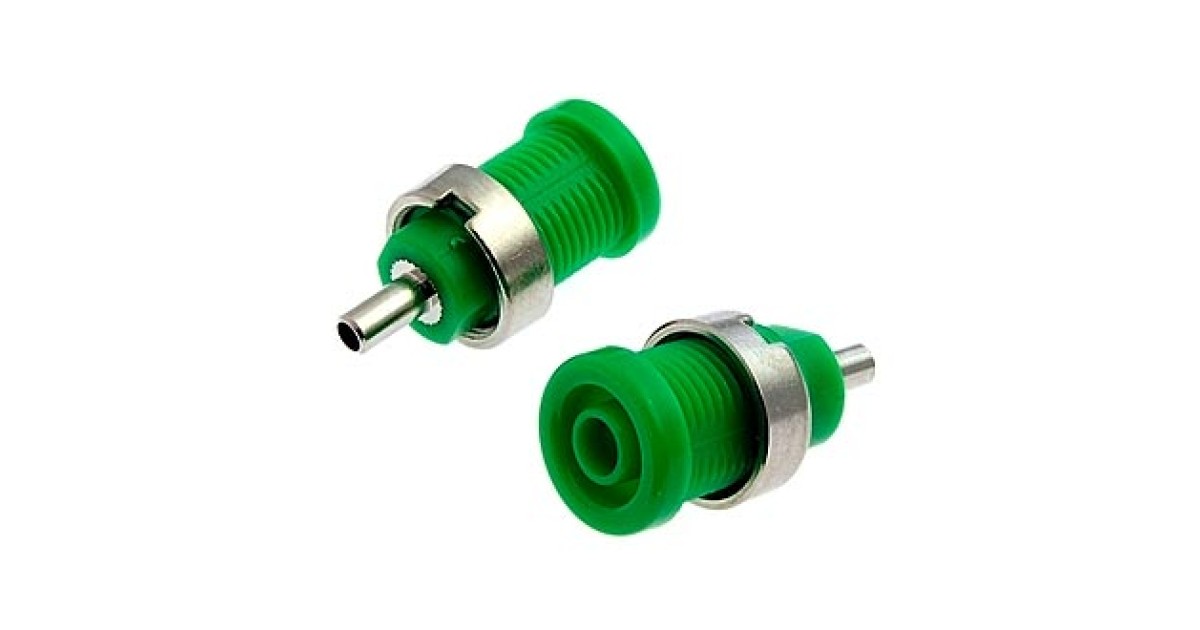 Купить Z014 4MM PANEL JACK GREEN RUICHI оптом в Москве