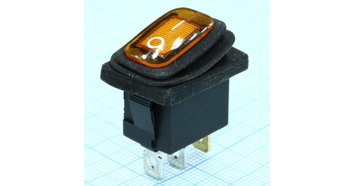 Купить KCD1-201-4W желтый Rexant оптом в Москве