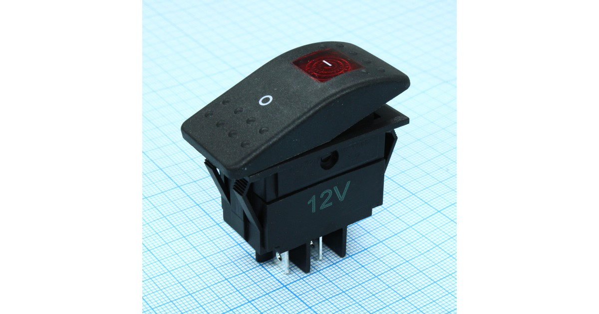 Купить RK1-06N-12V красный Rexant оптом в Москве