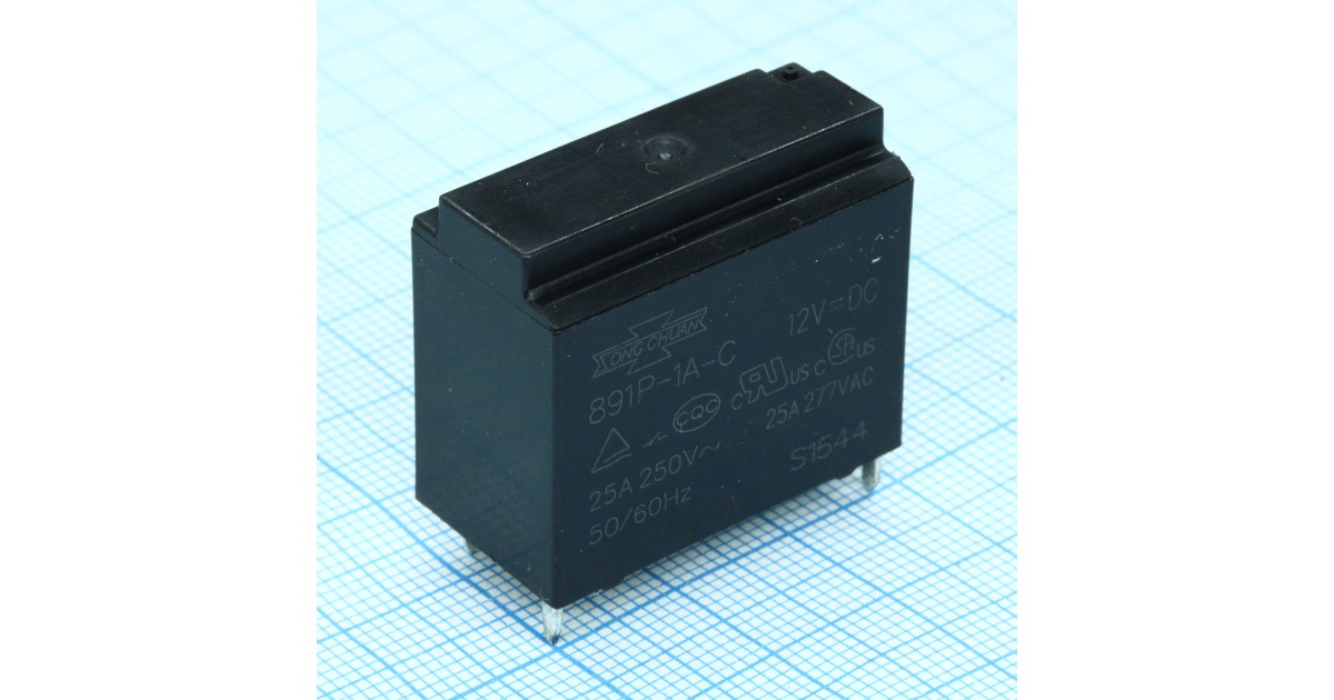 Купить 891P-1A-C 12VDC SongChuan оптом в Москве