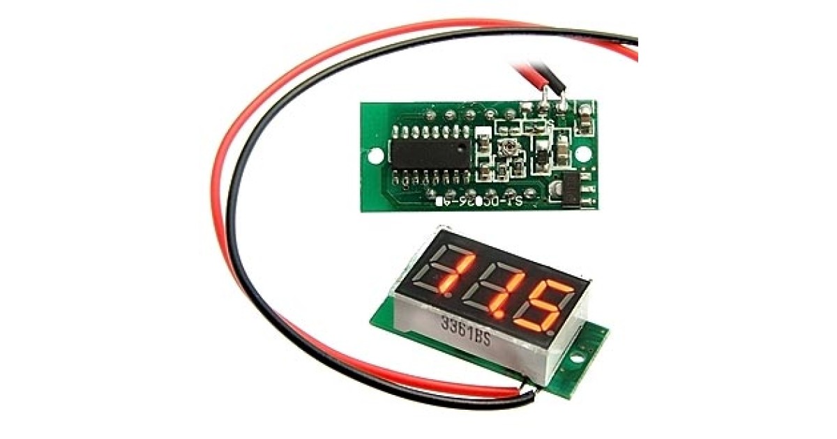 Купить 3-DIGIT MODULE RED LED (4.5-30V) RUICHI оптом в Москве