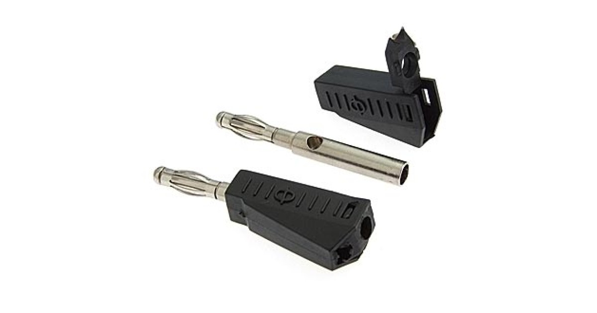 Купить Z040 4MM STACKABLE PLUG BLACK RUICHI оптом в Москве