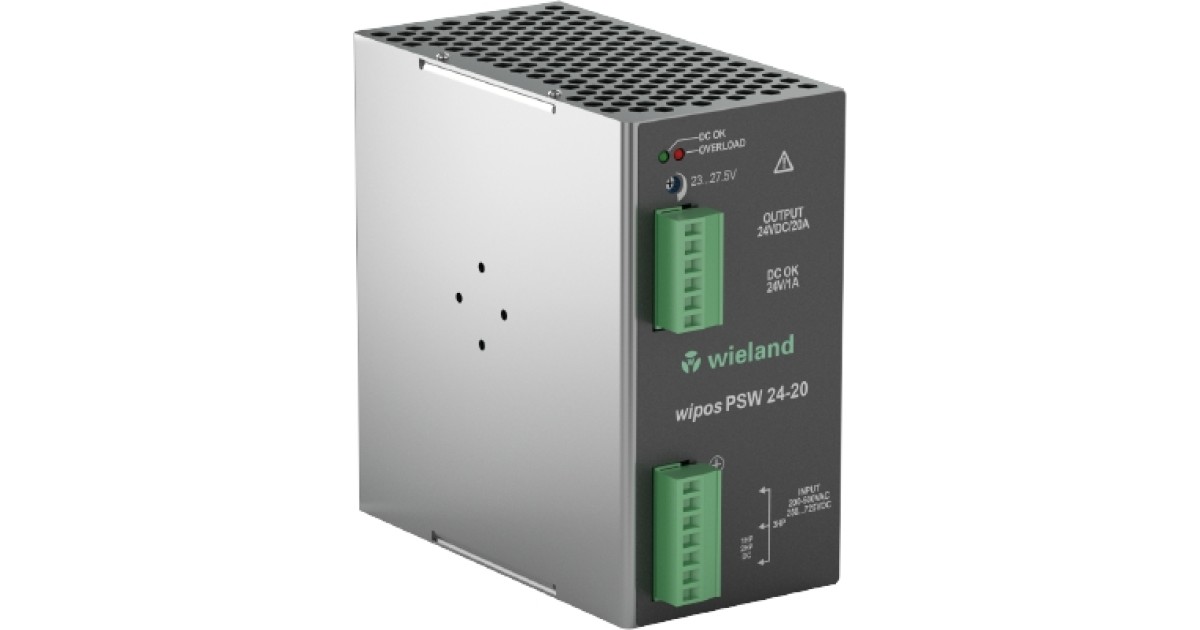 Купить Блок питания WIPOS PSW 24-20 Wieland Electric оптом в Москве