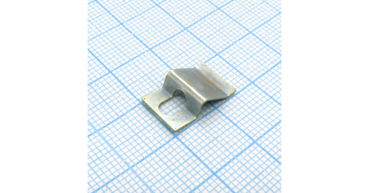 Купить Скоба прижимная (белая) для ТО-220 Россия оптом в Москве