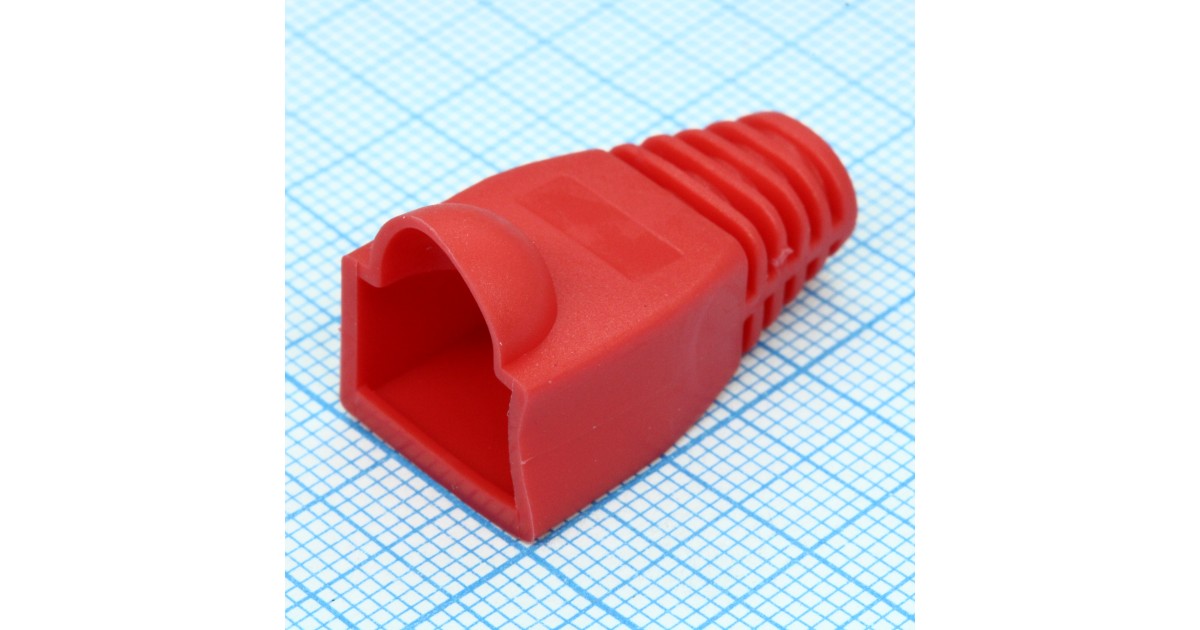 Купить Колпачок изолирующий для RJ-45 красный Rexant оптом в Москве