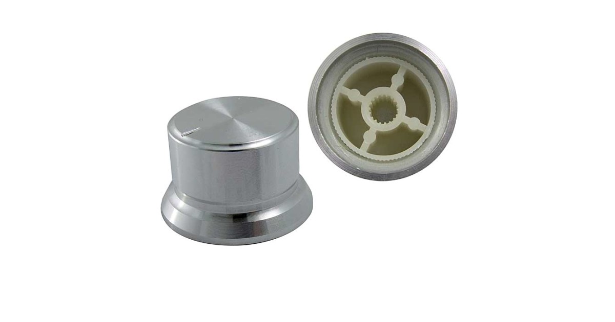 Купить Ручка 24-29x18BC серебр. насечка d=6 RUICHI оптом в Москве