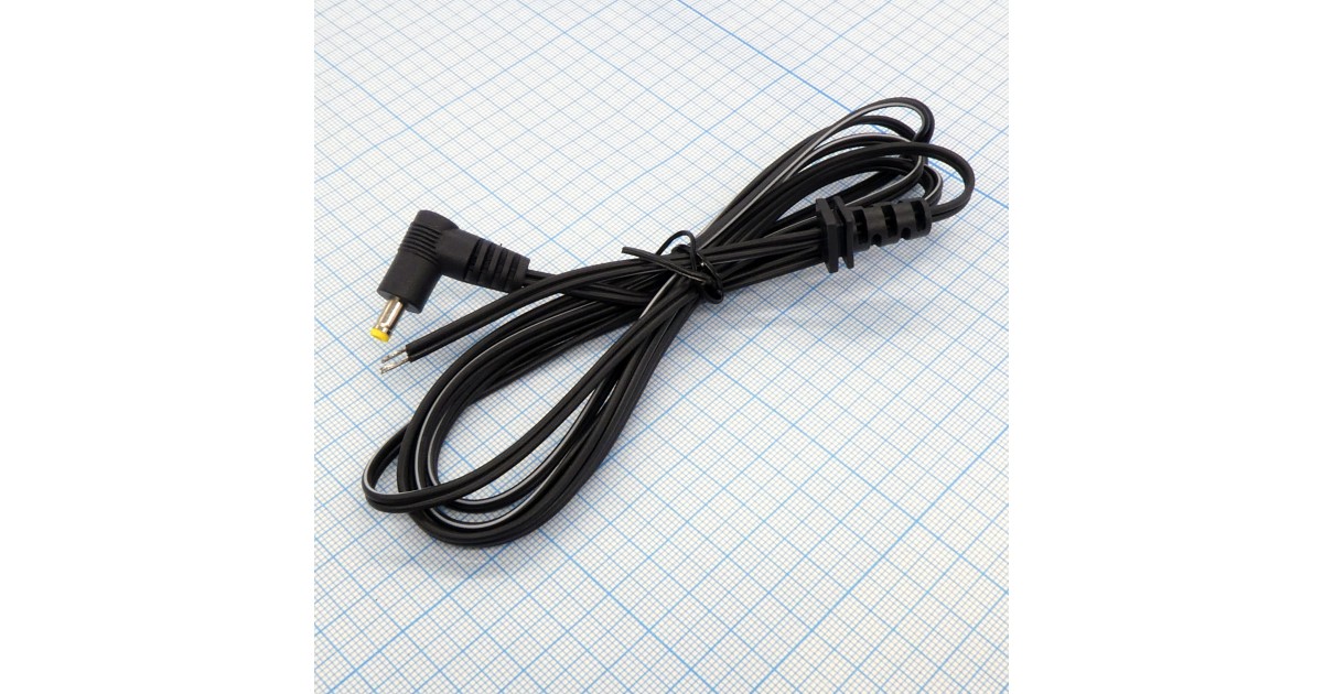 Купить штекер 4.0 угловой с шнуром 1.8М . оптом в Москве