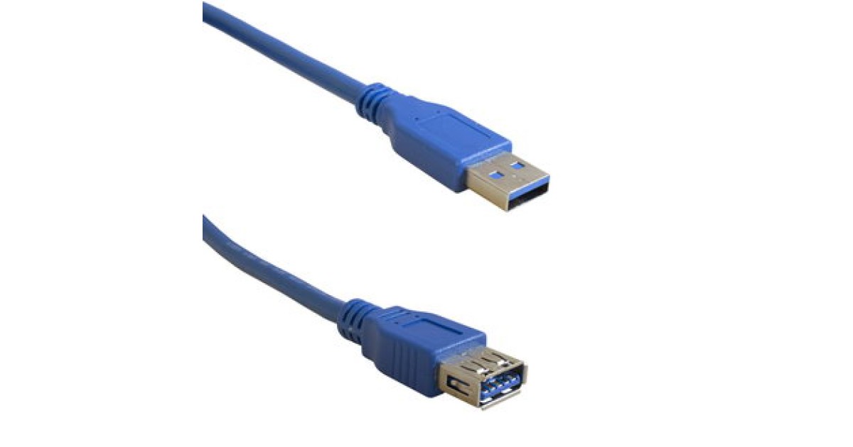 Купить USB3.0 A(M)-USB A(F) BL 1.8M RUICHI оптом в Москве