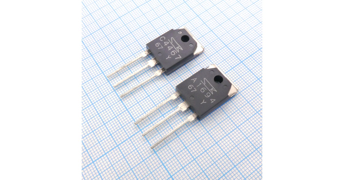 Купить 2SA1694 + 2SC4467 (пара) SANKEN оптом в Москве