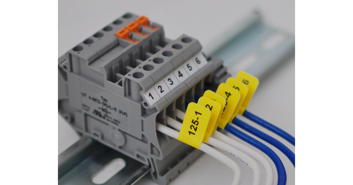 Купить Маркировка прямоугольная NPP-50х25 Y Элегир Маркинг оптом в Москве