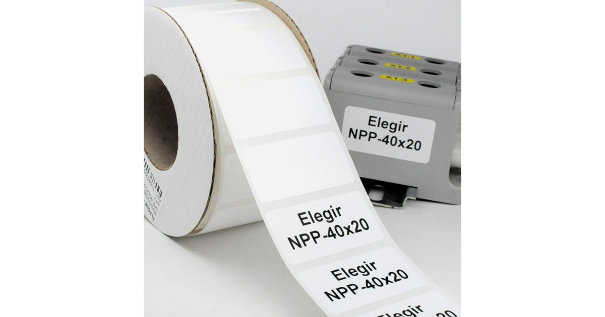 Купить Маркировка прямоугольная NPP-40х20 W Элегир Маркинг оптом в Москве
