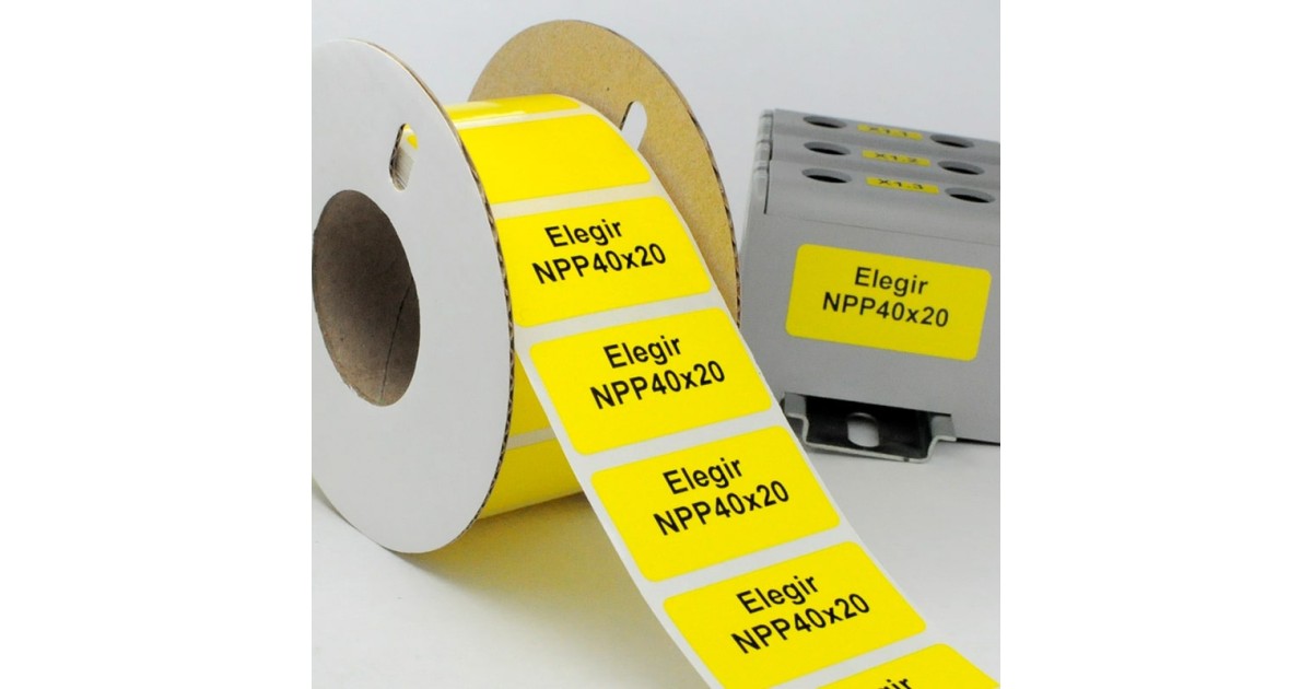 Купить Маркировка прямоугольная NPP-40х20 Y Элегир Маркинг оптом в Москве