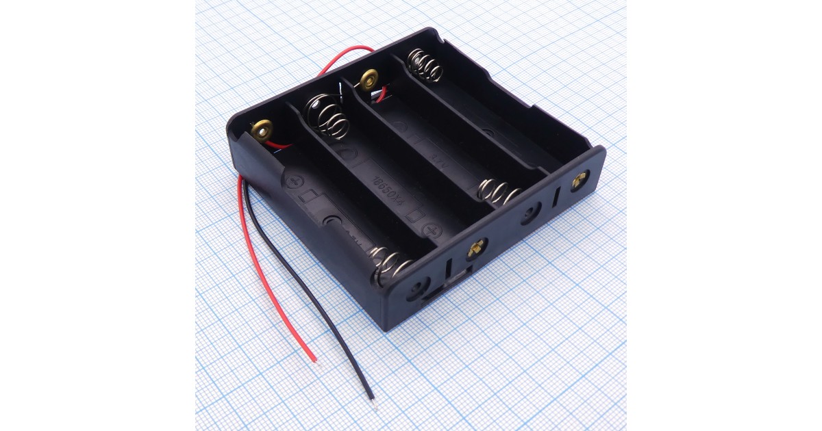 Купить Держ.батарей 4*18650 с проводом . оптом в Москве