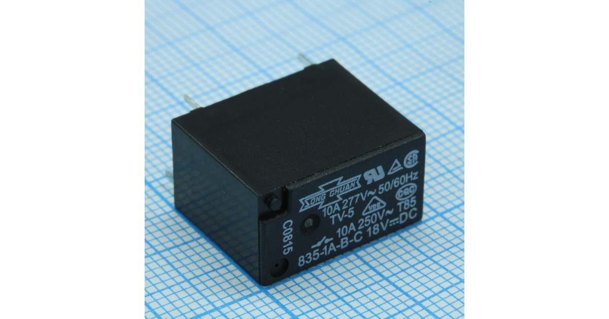 Купить 835-1AB-C 18VDC SongChuan оптом в Москве