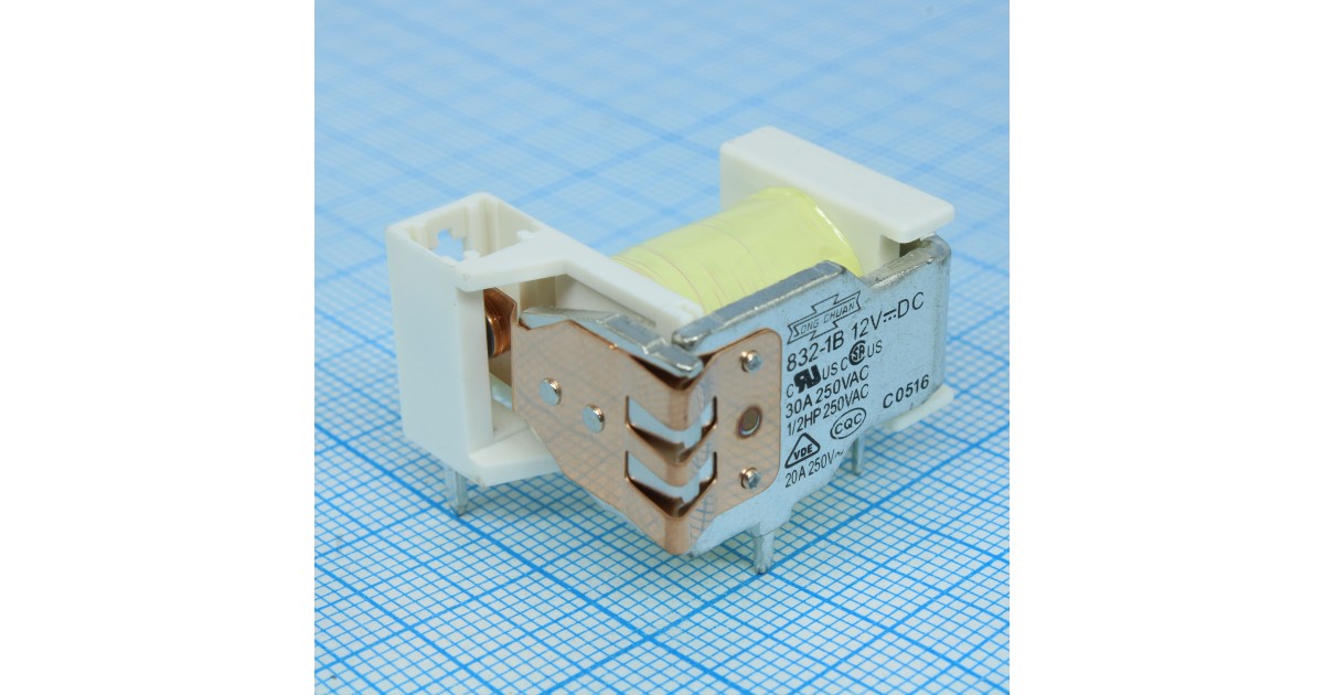 Купить 832-1B 12VDC SongChuan оптом в Москве