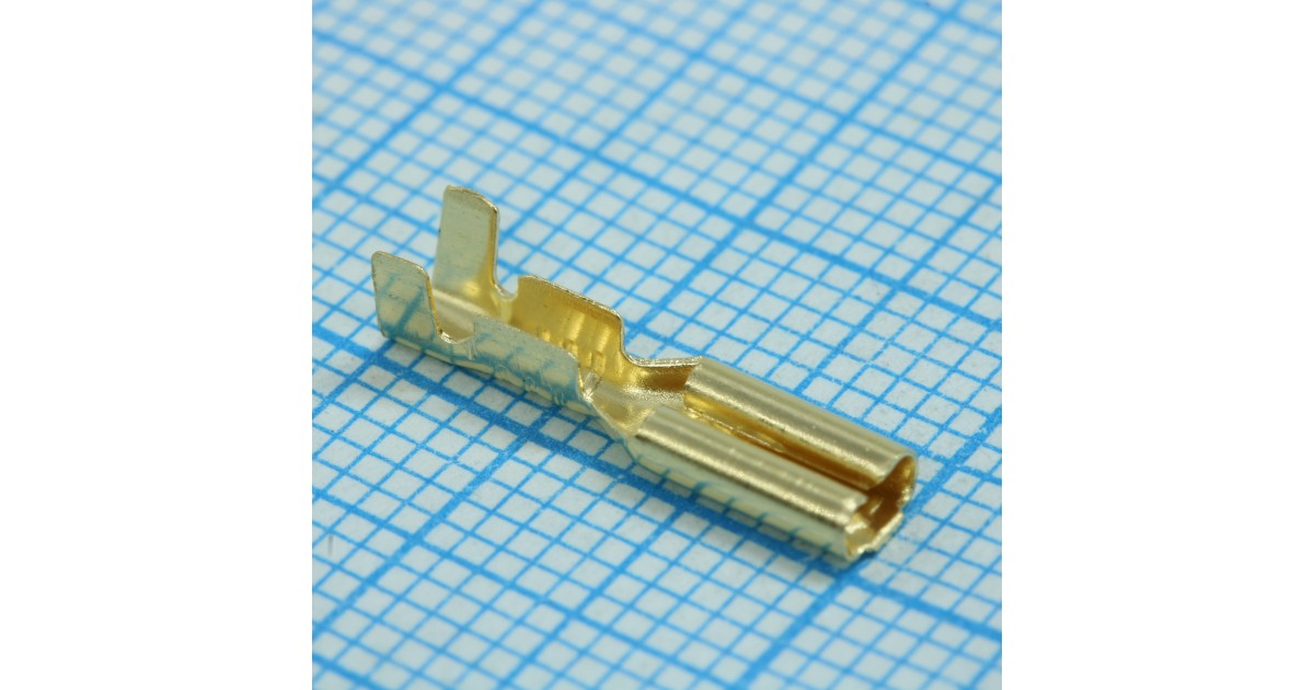 Купить Разъем плоский неизолированный (мама) РП-М 1.0-(2.8) КВТ оптом в Москве