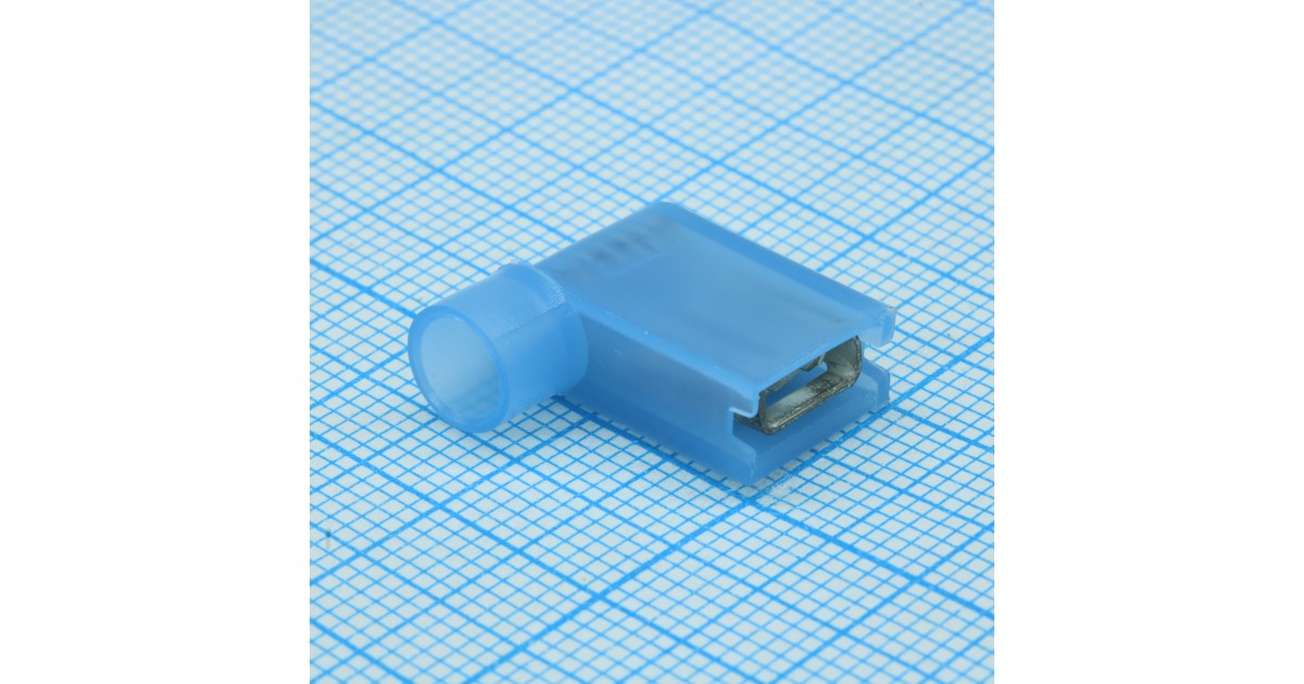 Купить Разъем флажковый изолированный -мама РФИ-М(н) 2.5-(6.3) серия ПРОФИ КВТ оптом в Москве