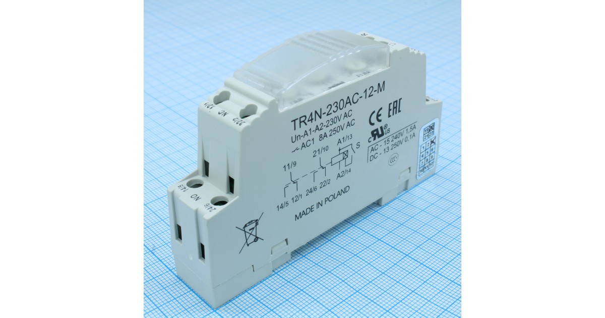 Купить TR4N-230AC-12-M Relpol оптом в Москве