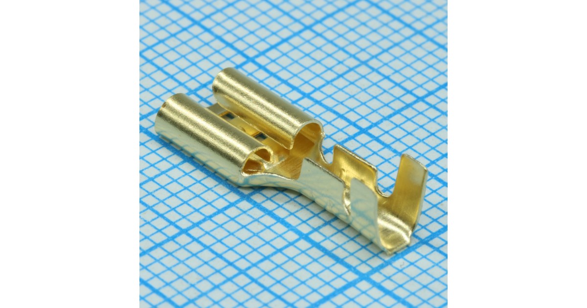 Купить Разъем плоский неизолированный (мама) РП-М 2.5-(6.3) КВТ оптом в Москве