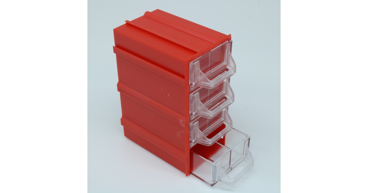 Купить Бокс для р/дет К- 5-В1 прозр/красный МиГ оптом в Москве