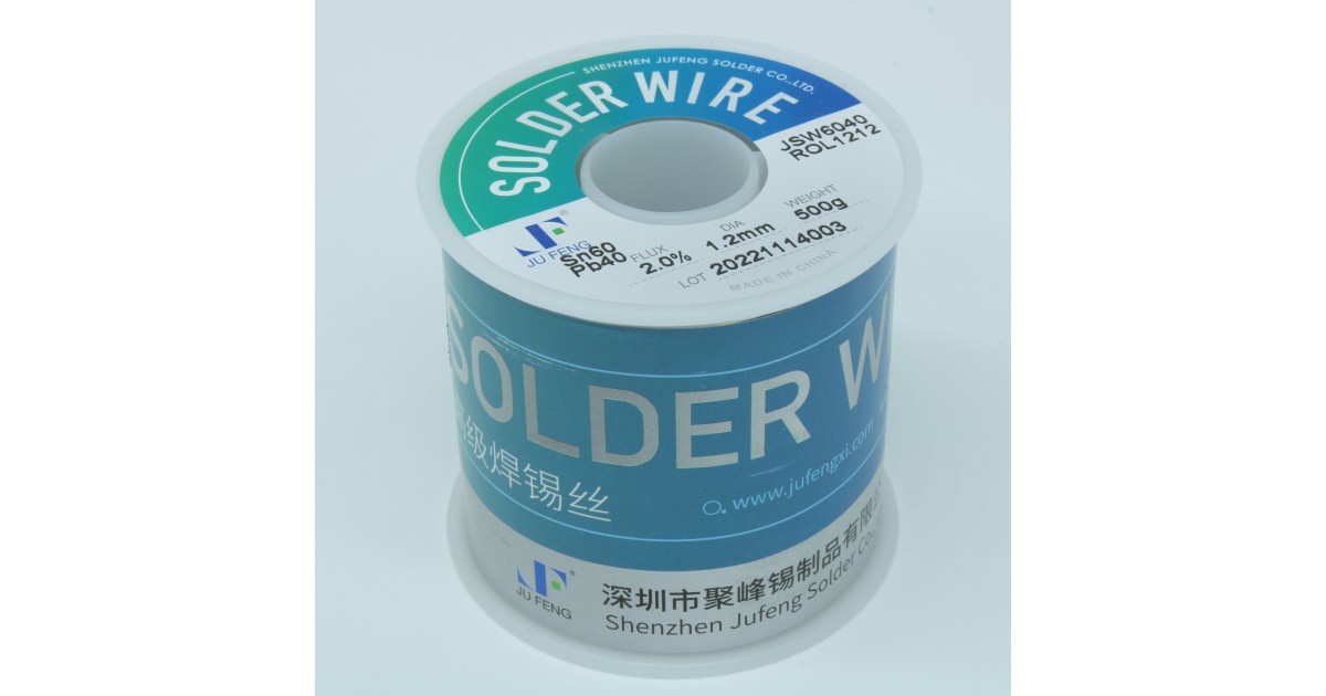 Купить Припой 60/40 ROL1 2% флюса 1,2мм 500гр JUFENG оптом в Москве