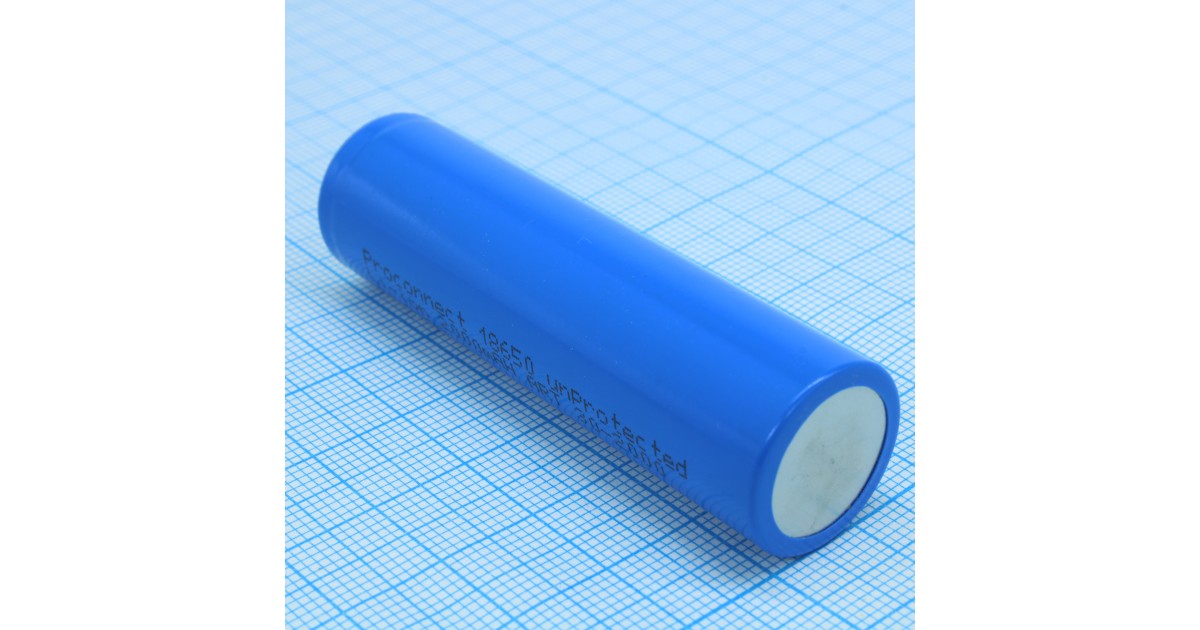 Купить Аккумулятор Li-ion 18650 3.7V 2000 mAH PROconnect оптом в Москве