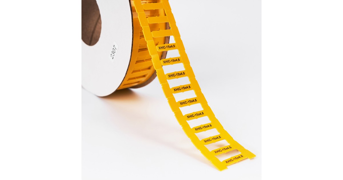 Купить Маркер для контейнеров XHIC-15x4,6-Y Элегир Маркинг оптом в Москве