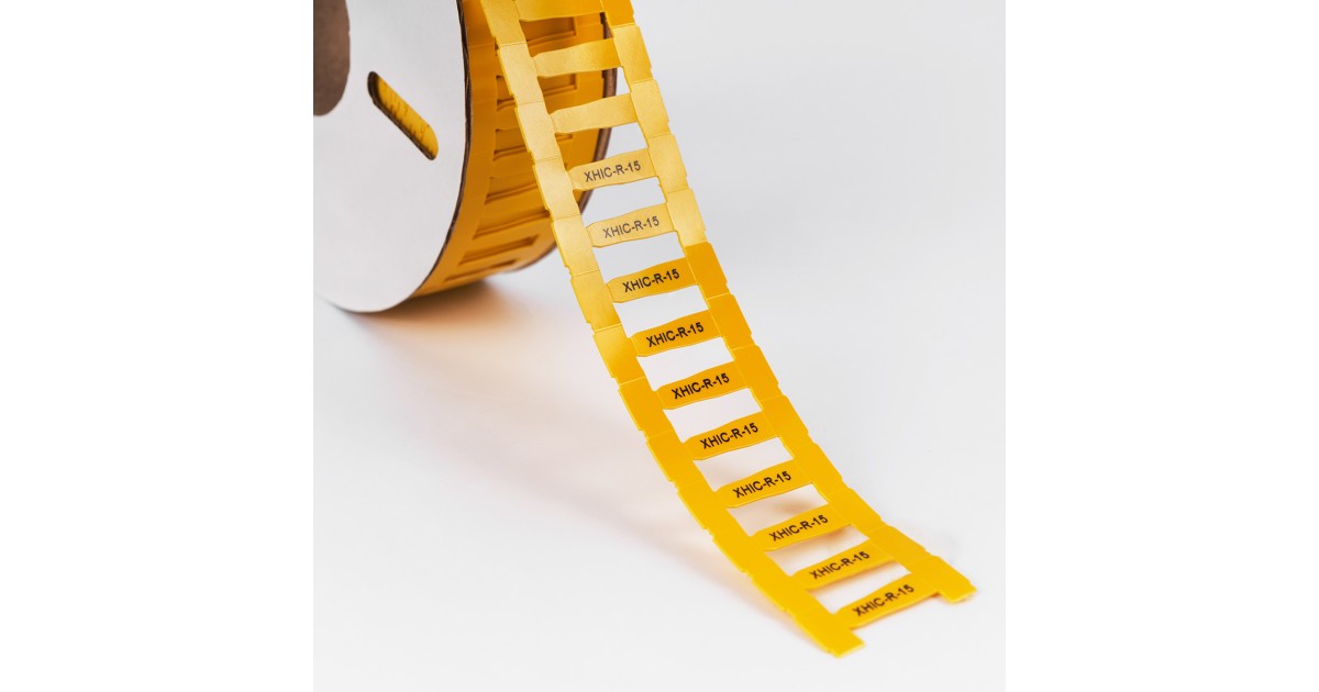 Купить Маркер для контейнеров XHIC-R-15-4,6-Y Элегир Маркинг оптом в Москве