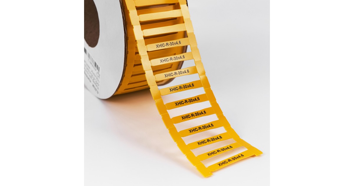 Купить Маркер для контейнеров XHIC-R-30-4,6-Y Элегир Маркинг оптом в Москве