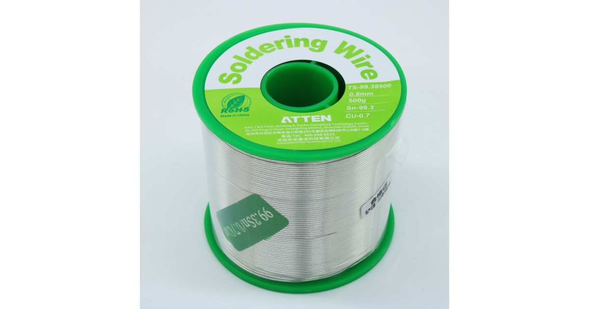 Купить TS-99.3505 Sn99.3 Cu0.7 0.8мм 500г ATTEN оптом в Москве
