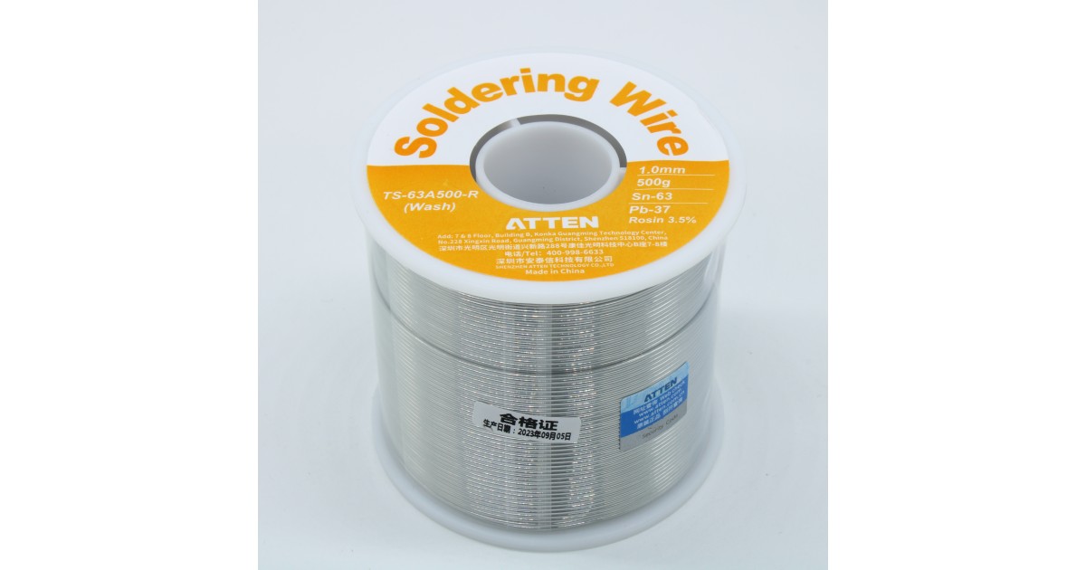 Купить TS-63A500-R Wash Sn63Pb37 1.0мм 500г 3.5% ATTEN оптом в Москве