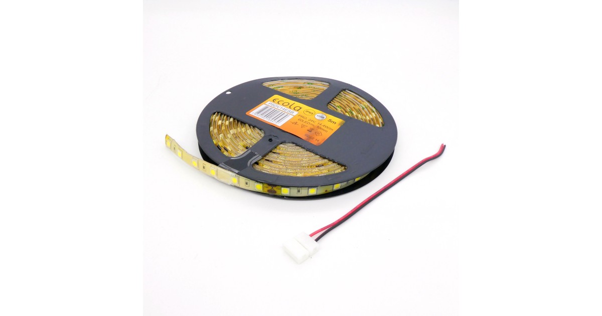 Купить LED-лента 5050 W/ 60 чипов/5м /24V/IP65 Ecola оптом в Москве