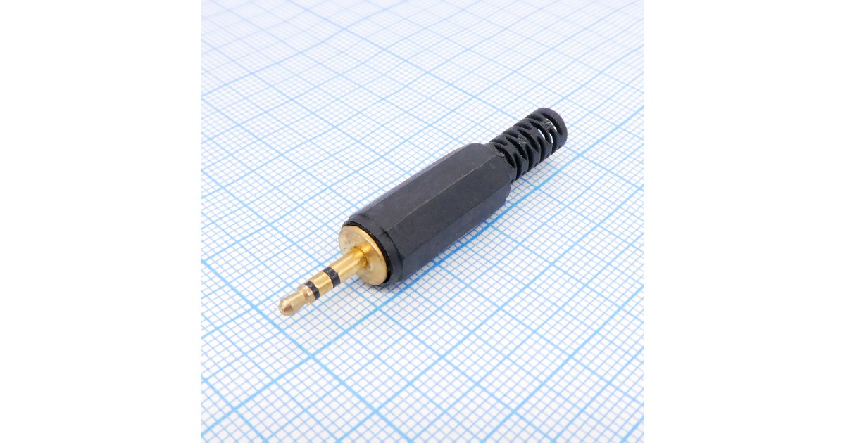Купить TRS 2.5 (micro plug) штекер gold . оптом в Москве