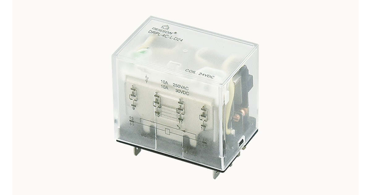 Купить Реле без колодки DRPL-4C-L-D48 Degson оптом в Москве