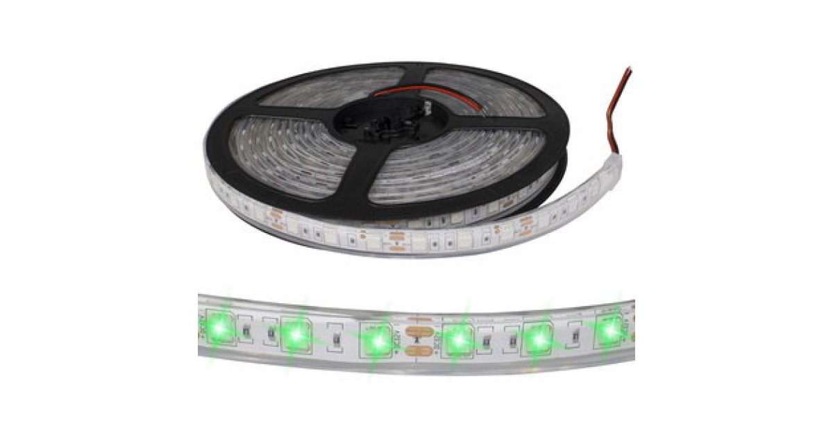 Купить 5050 300LED IP68 12V GREEN RUICHI оптом в Москве
