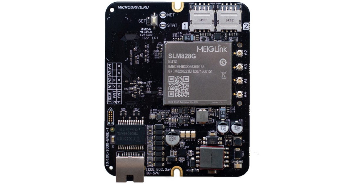 Купить Комплект: Роутер Tandem-4G12-OEM-1, Переходники - пигтейлы UFL-F/SMA-F 15 см  4шт., Саморезы для крепления в корпус  2шт. MICRODRIVE оптом в Москве