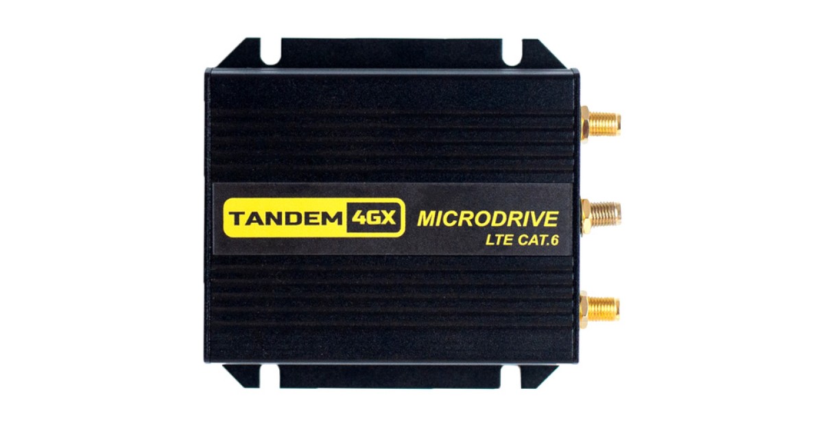 Купить Комплект: Роутер Tandem-4GX-6, Блок питания 12 В 1 А, Кабель питания Micro-Fit 30 см, Патч-корд 1 м, Антенна Wi-Fi MICRODRIVE оптом в Москве