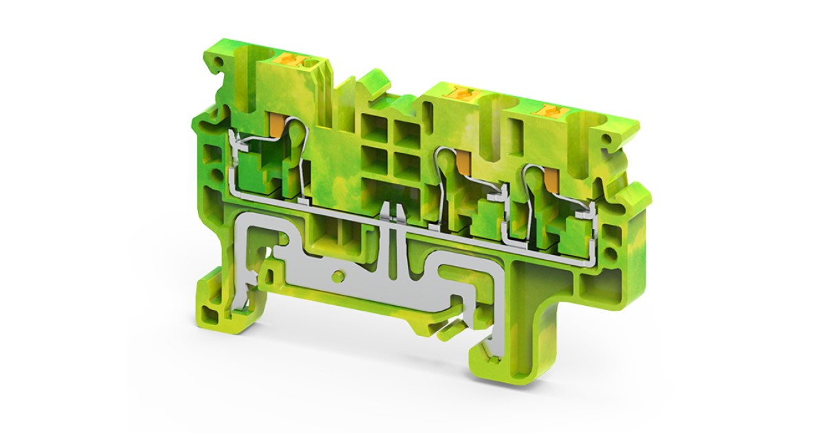 Купить Заземляющая клемма CPG2.5/3 ConnectWell оптом в Москве