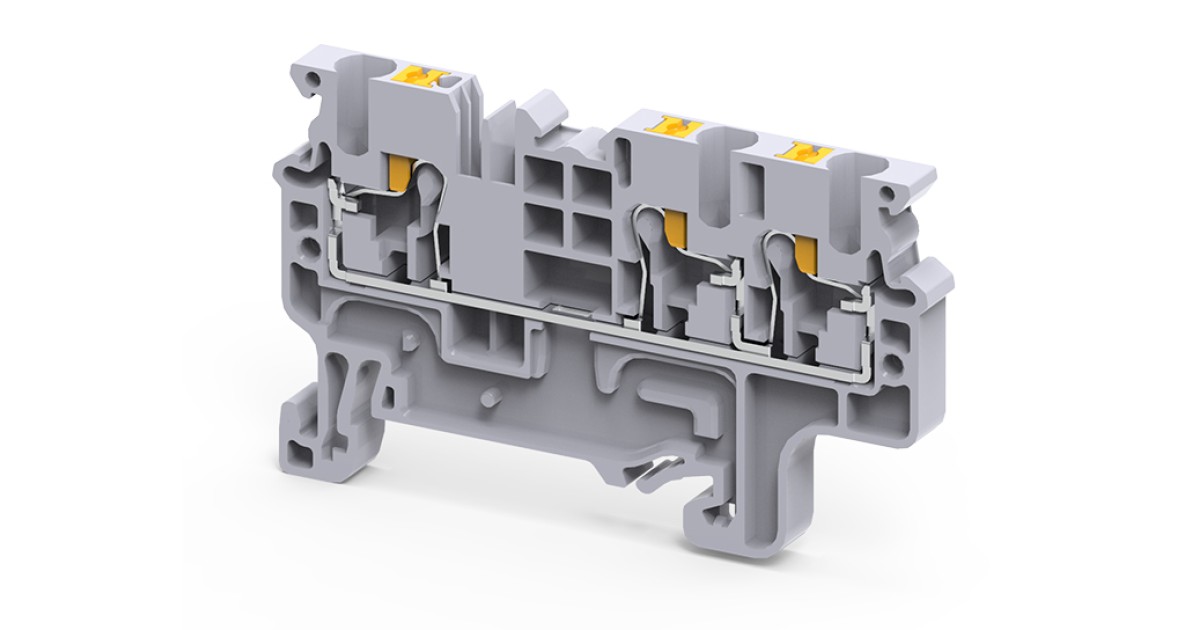 Купить Проходная клемма CP2.5/3 ConnectWell оптом в Москве