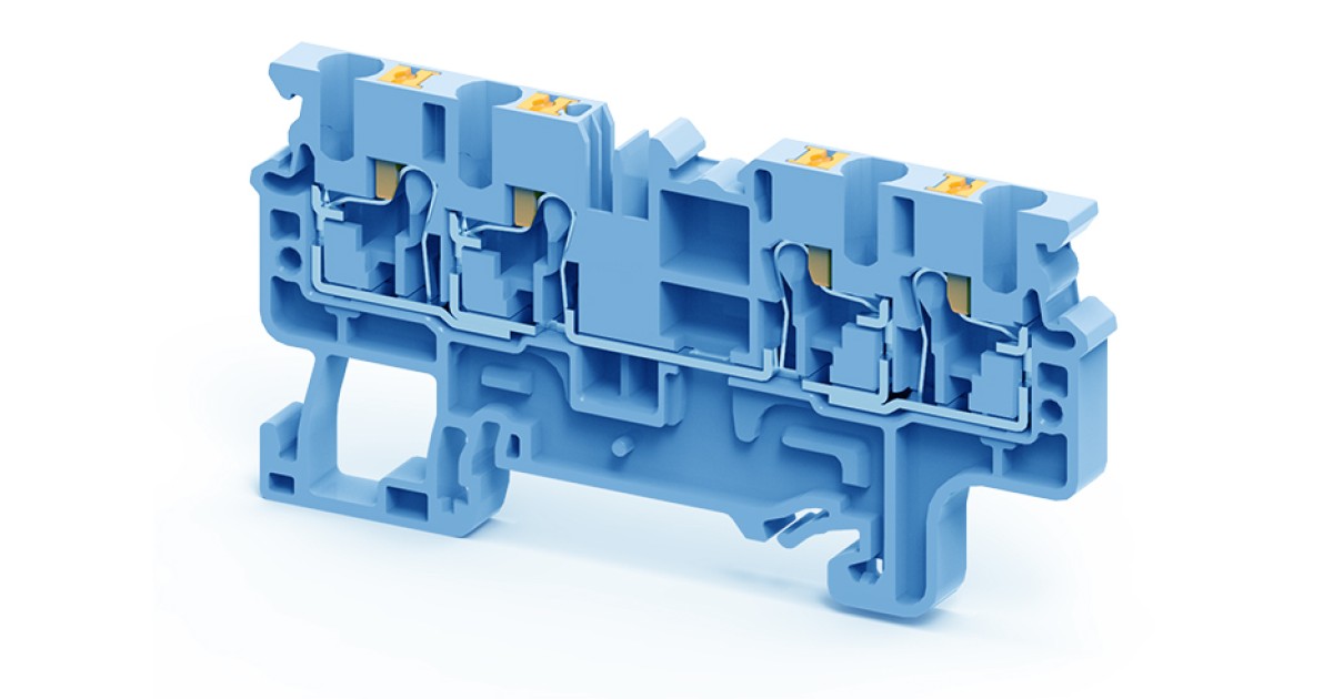 Купить Проходная клемма CP2.5/4BU ConnectWell оптом в Москве