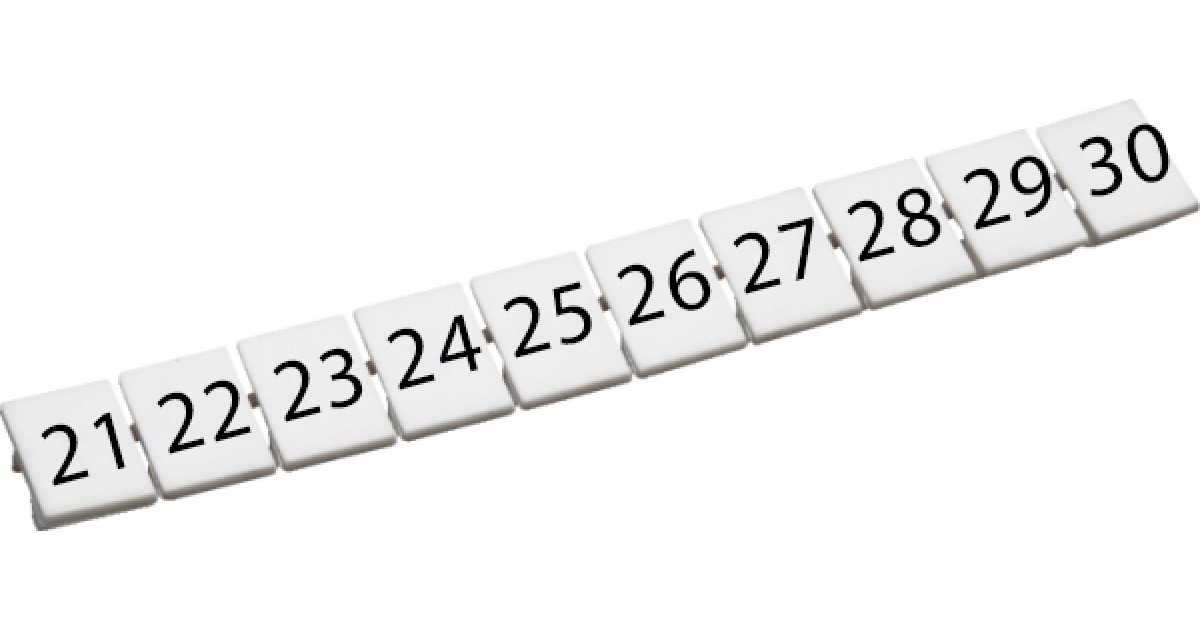 Купить Маркировка для клемм CA509/K5/H/21-30 ConnectWell оптом в Москве