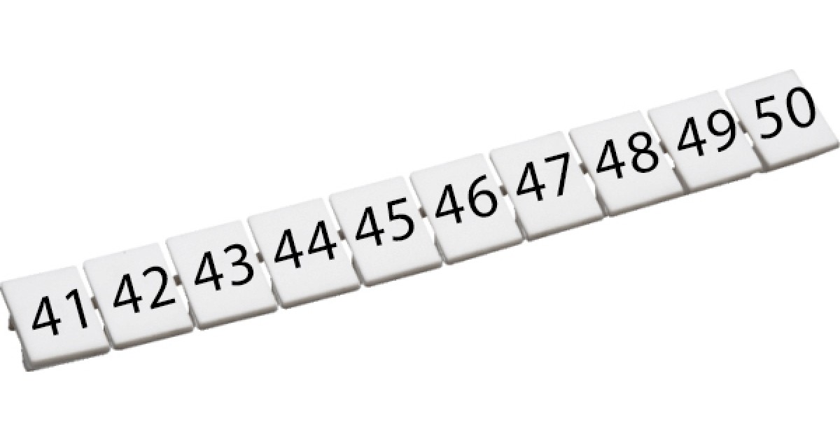 Купить Маркировка для клемм CA509/K5/H/41-50 ConnectWell оптом в Москве