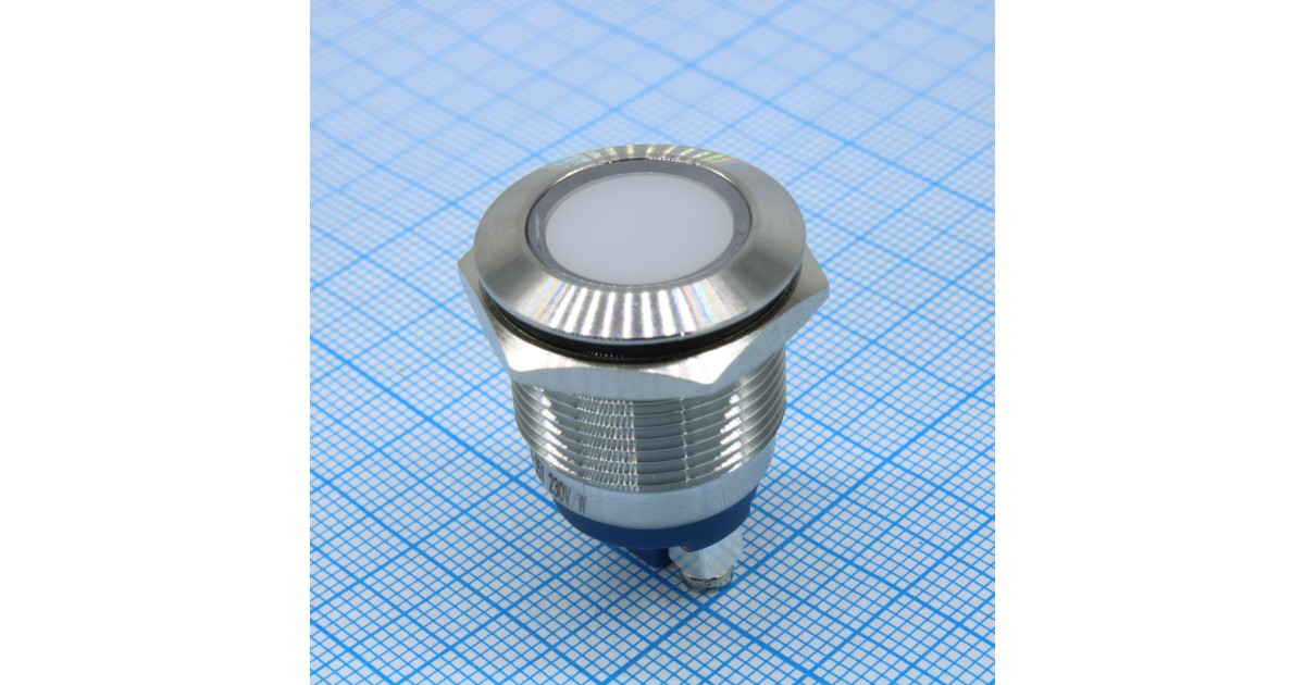 Купить Лампа белая сигнальная S-Pro67 19 мм 230В EKF PROxima EKF оптом в Москве