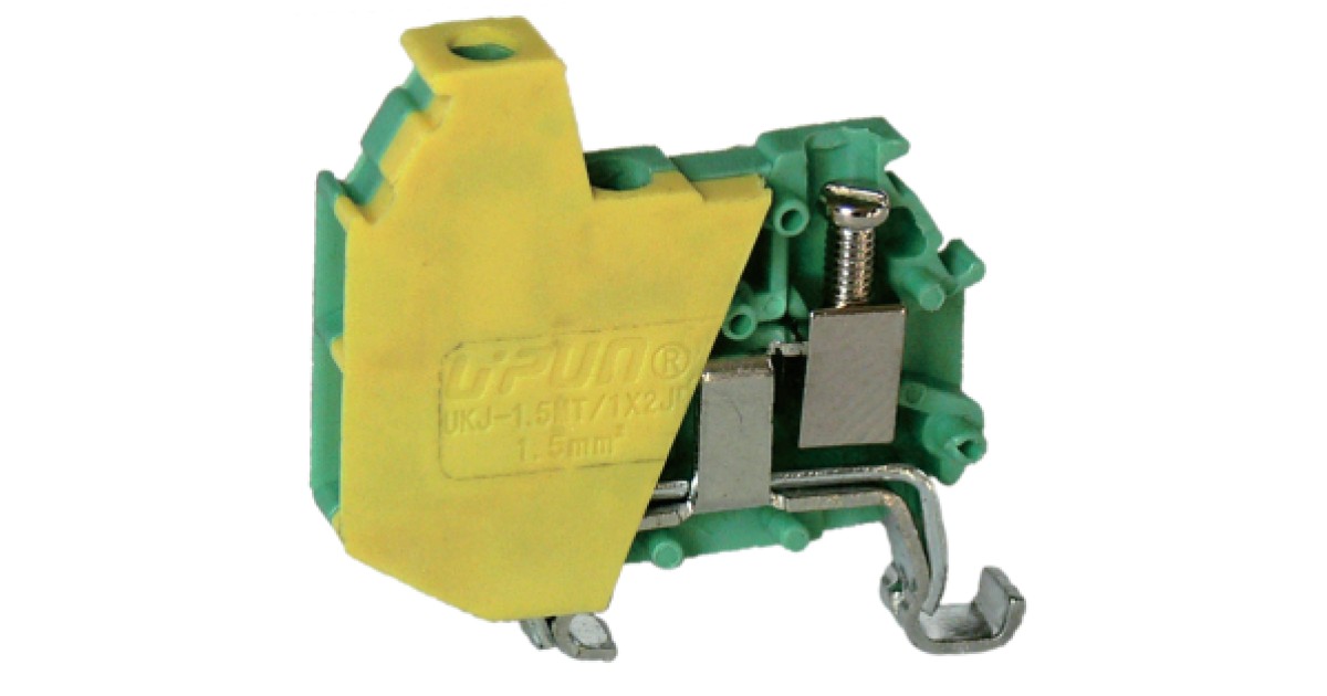 Купить Заземляющая клемма (MINI) UKJ-1.5MT/1X2JD Upun оптом в Москве
