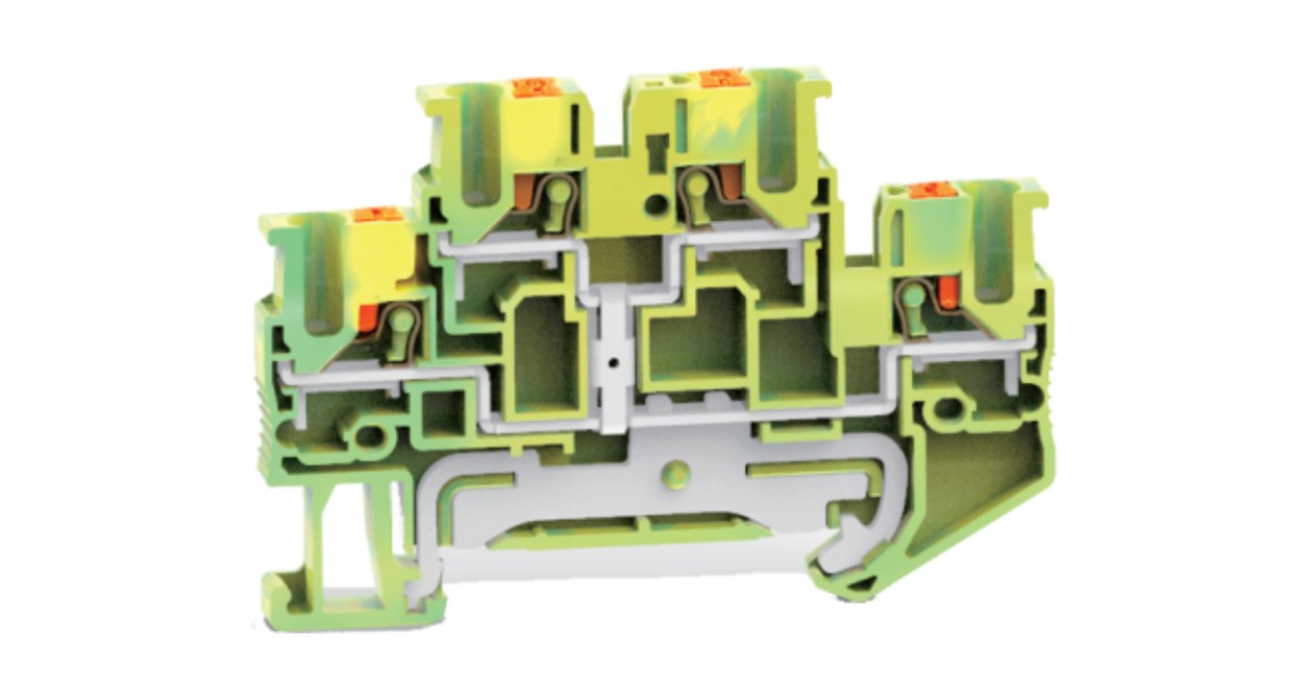 Купить Заземляющая клемма UJ6-2.5/2-2JD Upun оптом в Москве