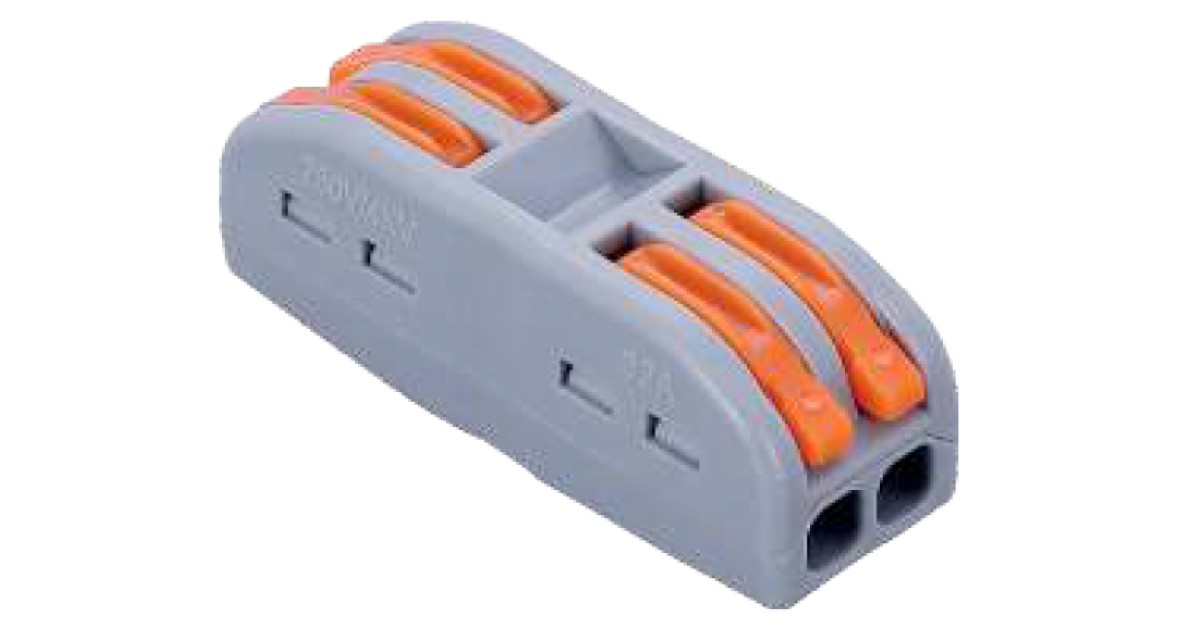 Купить Рычажная клемма, проходная, PCT-222 Силат оптом в Москве