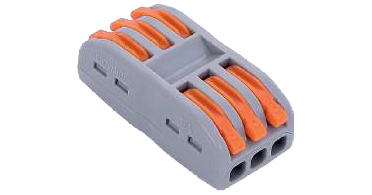 Купить Рычажная клемма, проходная, PCT-223 Силат оптом в Москве