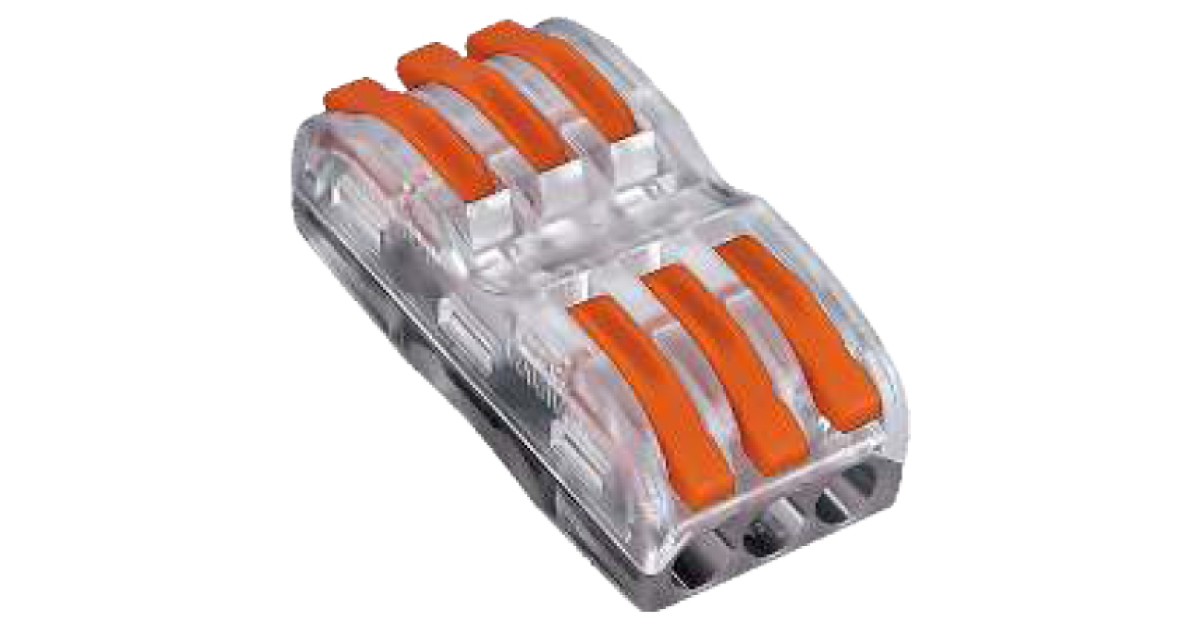 Купить Рычажная клемма, проходная, PCT-223-2 Силат оптом в Москве